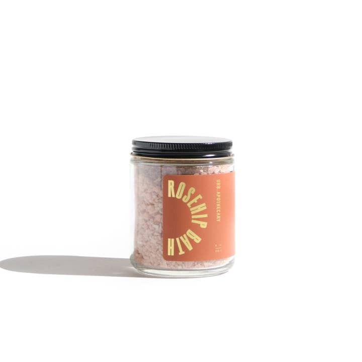 URB APOTHECARY - Wholesale Bath Soak/Milk - ROSEHIP BATH - COLOR THERAPY MINERAL SALT BATH