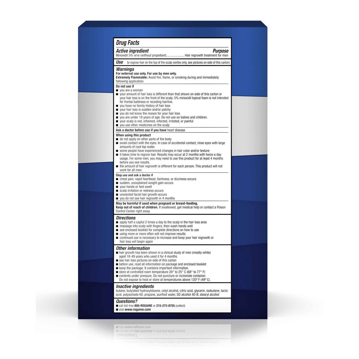 KT Supply - Wholesale Hair Serum - Rogaine Mens Treatment Foam,3 months supply 2.11oz,Pack of 31