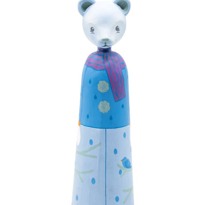 Salvadanaio per bambini in cartapesta - Mr. Orso per la vendita all'ingrosso da parte di L'Oiseau Bateau