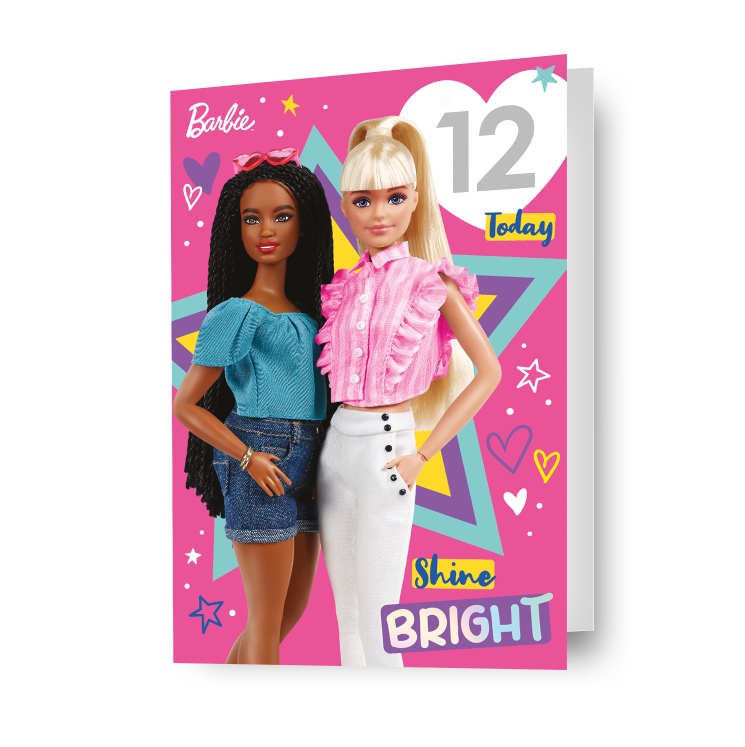 Danilo Promotions Ltd – wholesale Birthday card – Barbie Age Sticker Birthday Card0