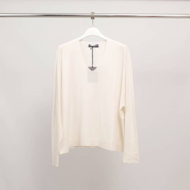 Cecile Wang – wholesale Pullovertröja - Dam – Dra kol V mjuk och flytande YF5209088