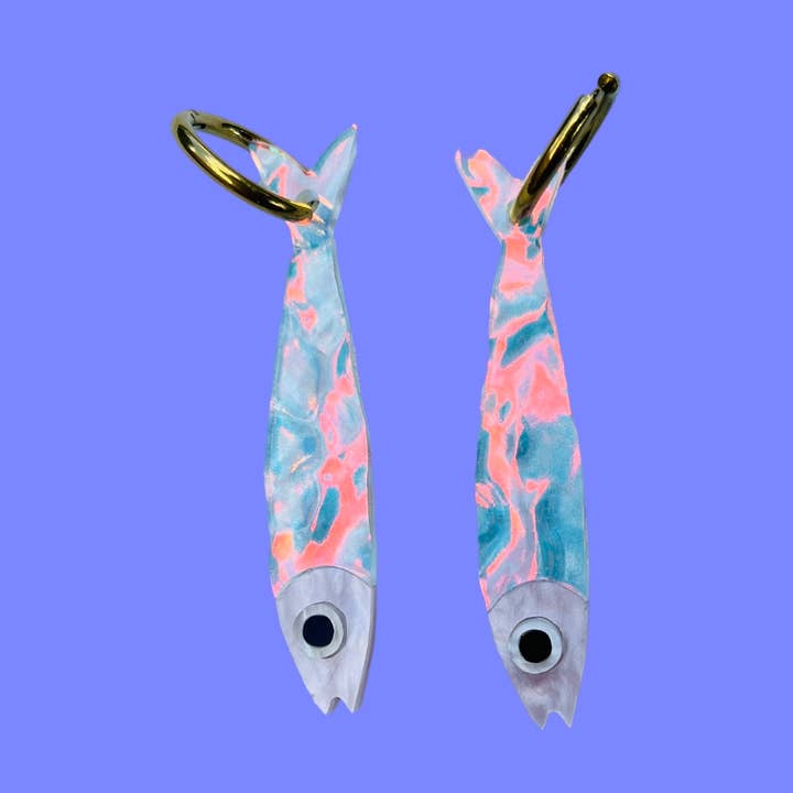 Sardine Ohrringe - Irisierend für den Großhandel von dconstruct