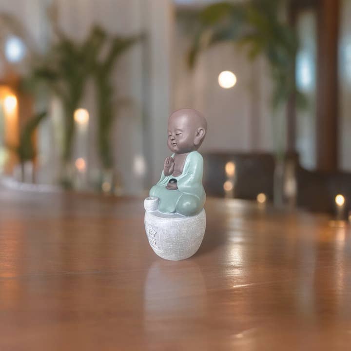 Zen'Arôme - Wholesale Decorative Tabletop Object - Buddha Figurine Incense Holder Perseverance7