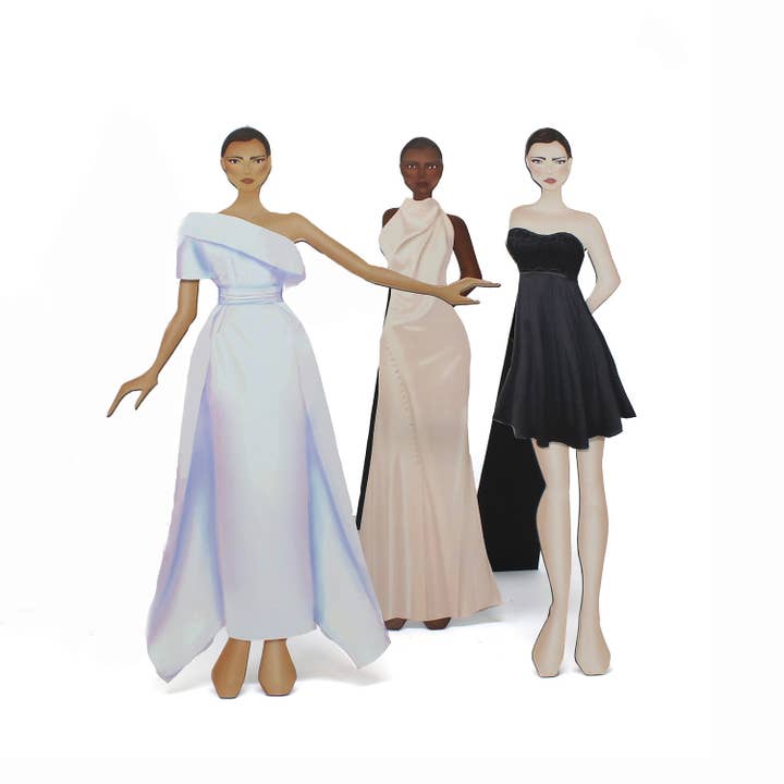 My Paper Dolls - Wholesale DIY craft kit - Wedded Bliss - The Bridal My Paper Dolls3