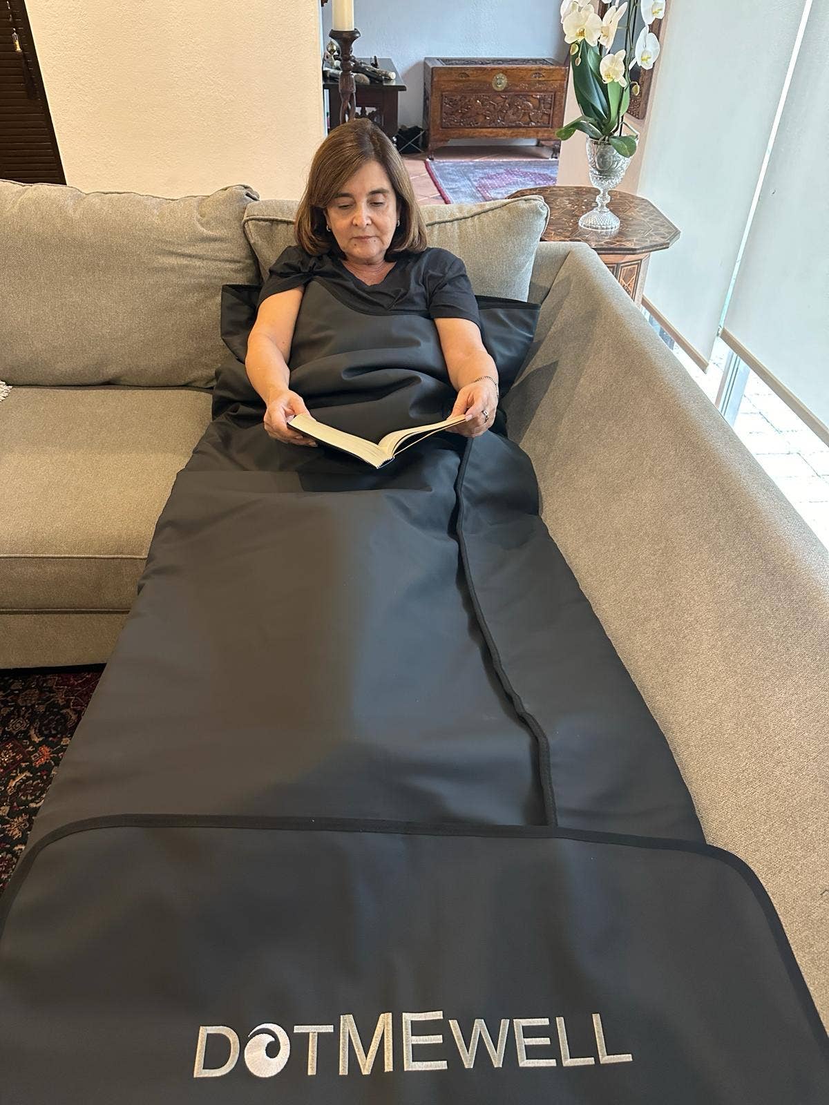 DotMeWell – Großhandel Nahrungsergänzungsmittel/Vitamin zum Einnehmen – Infrarot tragbare Saunadecke6