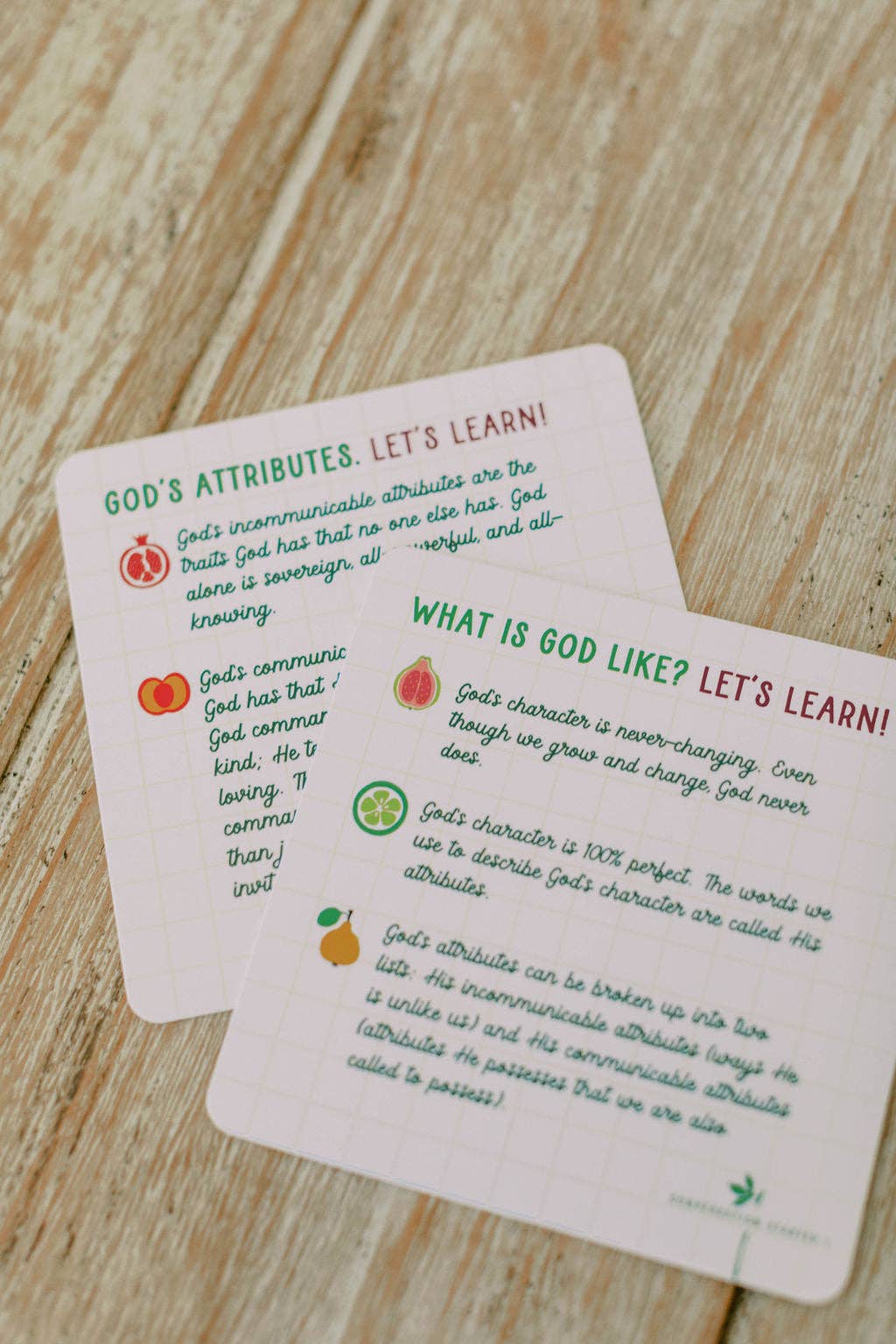 Tiny Theologians - Vendita all'ingrosso Carte didattiche - Bambini e neonati - Carte del Frutto dello Spirito per Bambini21