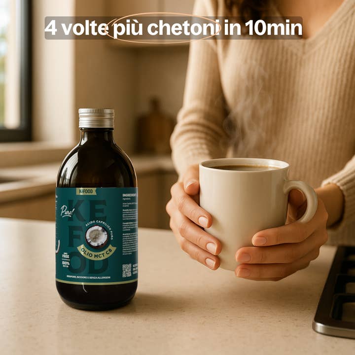 KeFood - Wholesale Cooking oil - PURE C8 MCT OIL 500ML FOR BULLETPROOF COFFEE KETOGENIC DIET1