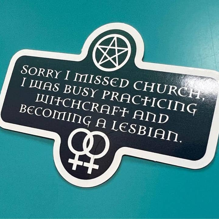 Autocolante Impermeável Feitiçaria Lésbica por atacado de Sticker Mage