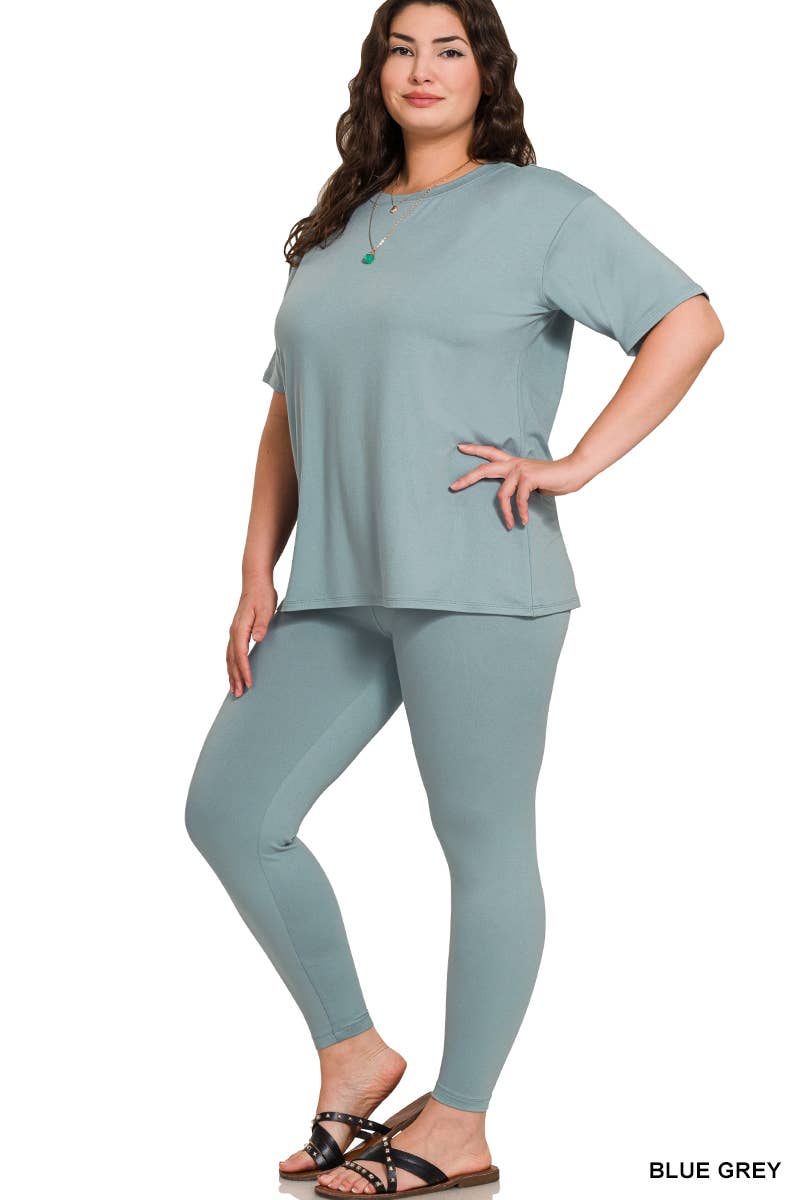 42POPS - Wholesale Lounge Set - Women's - `.Plus Microfiber Lounge Wear 2 Pc Set17