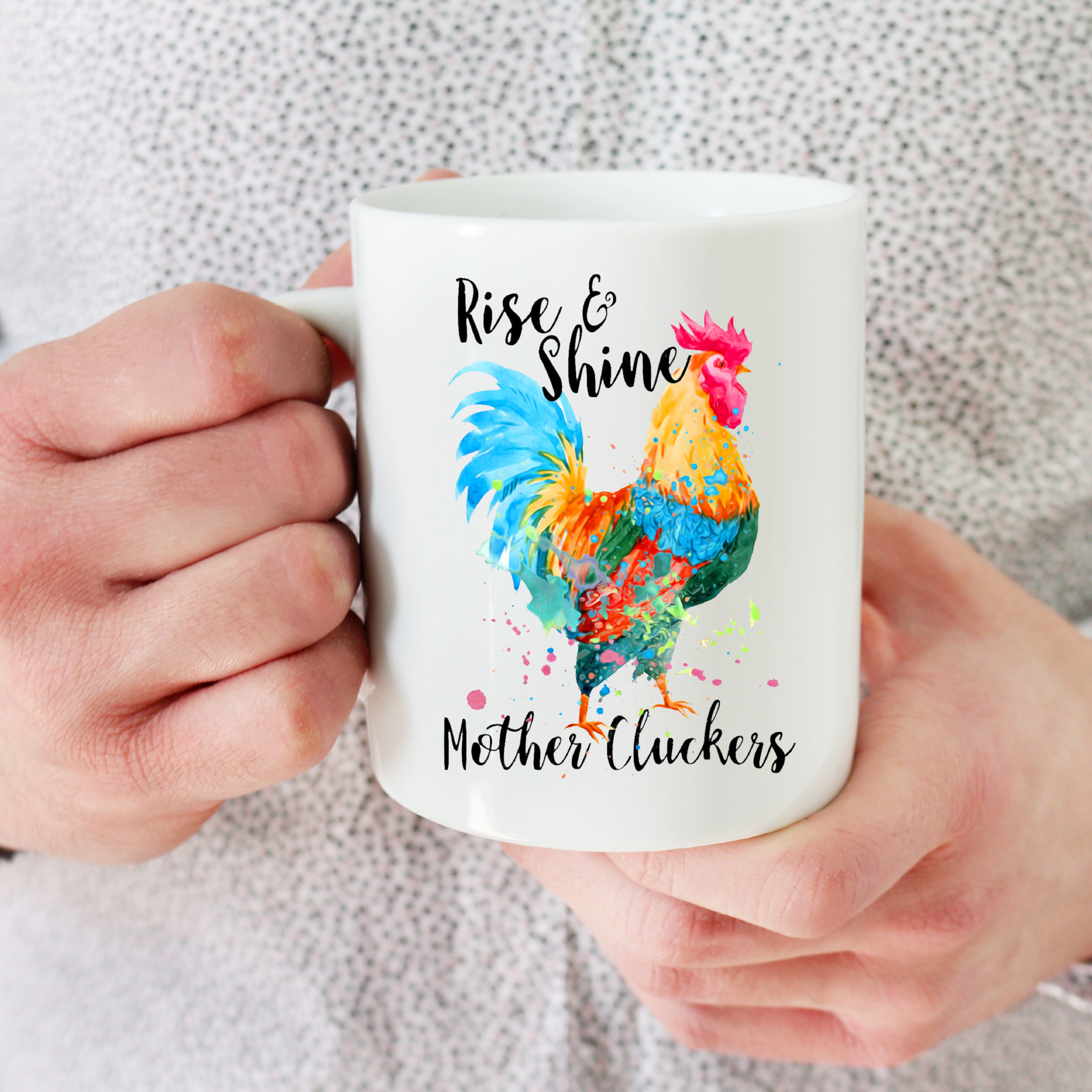 Fuzzy Loon Designs - Wholesale Coffee Mug - Rise & Shine Mother Cluckers Coffee Mug0