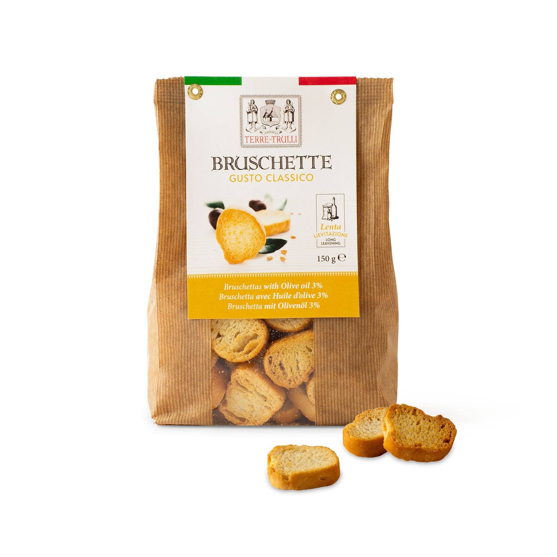 Terre dei Trulli - Wholesale Bread Mix - Classic Taste Baked Bruschetta 150g - Made in Italy2