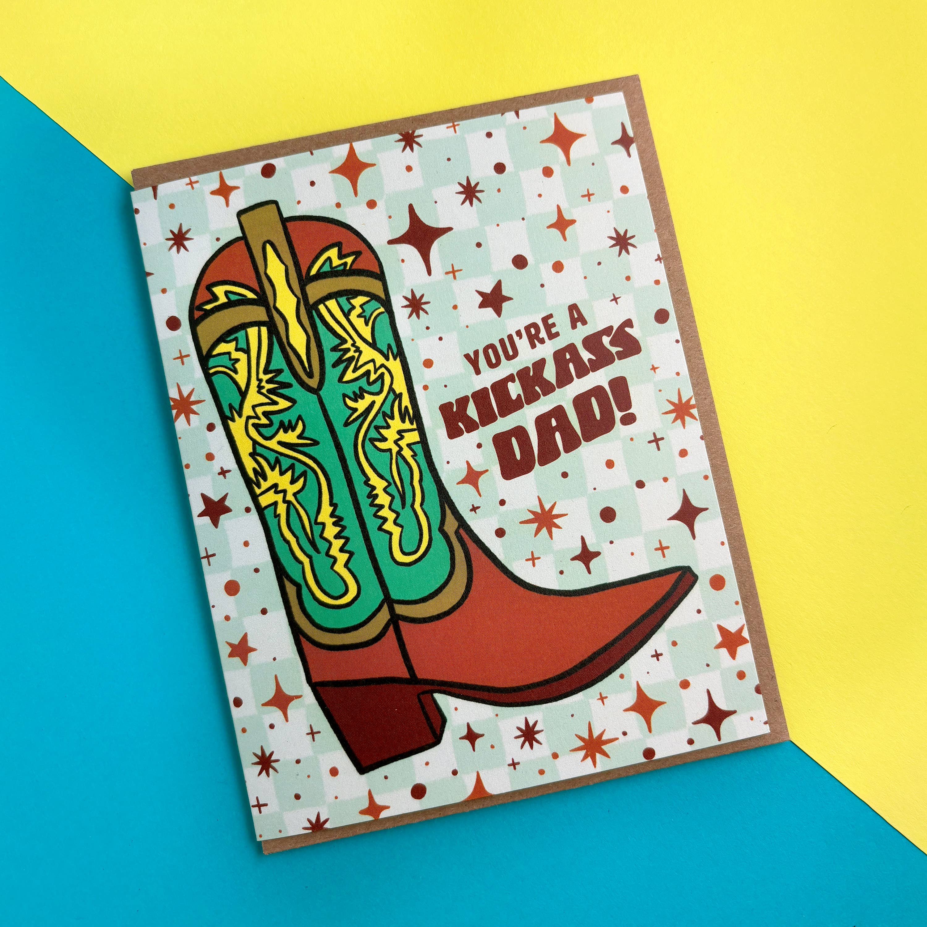 Boss Dotty Paper Co. - Venta al por mayor Tarjetas del Día del Padre - Tarjeta del Día del Padre Genial Papá2