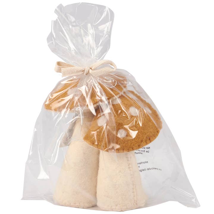 Primitives by Kathy - Wholesale Decorative Figurine - Toadstool Mushrooms Critter Set3