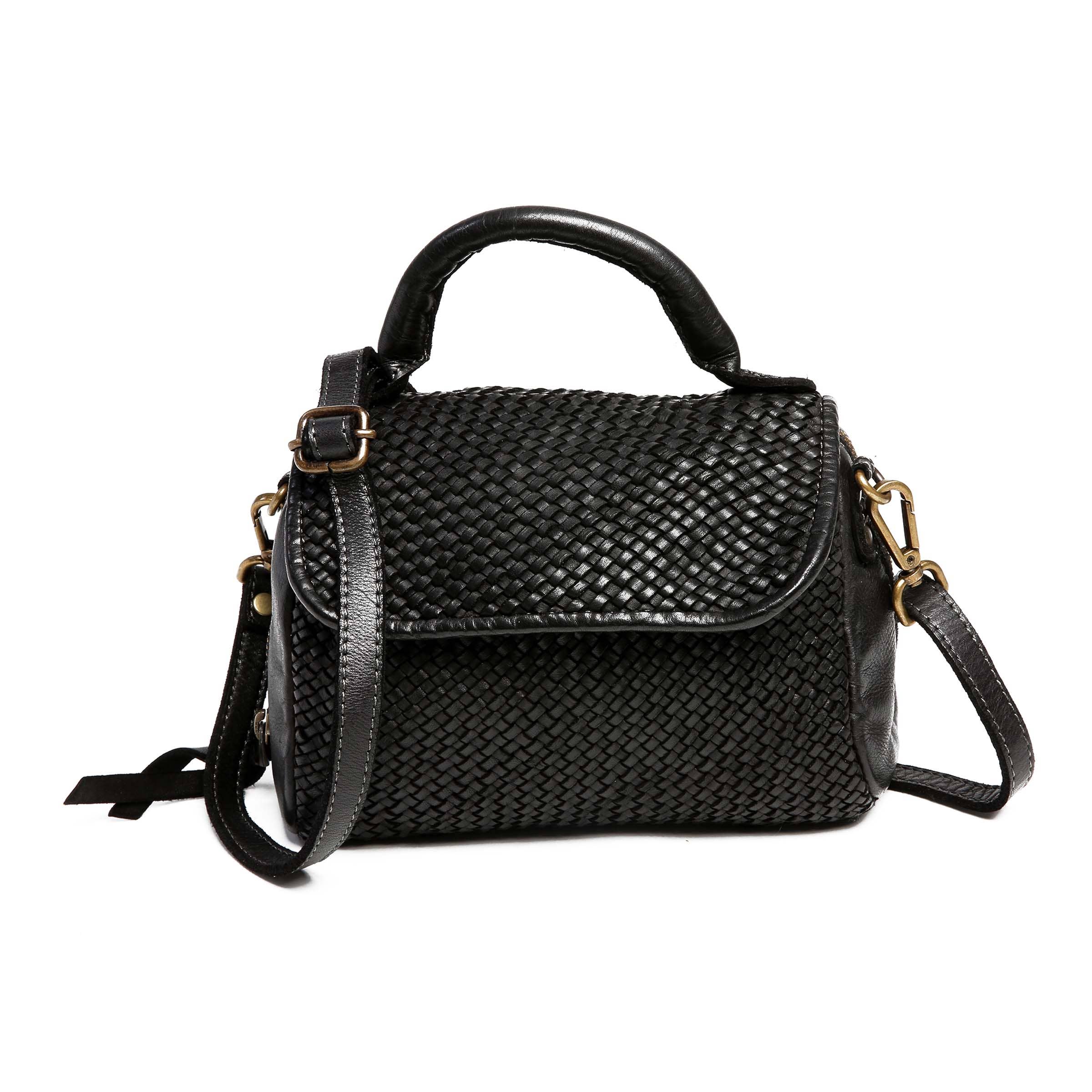 Bolsa Nova Handbags - Wholesale Crossbody Bag - Women's - Lily Woven Leather Minibag28