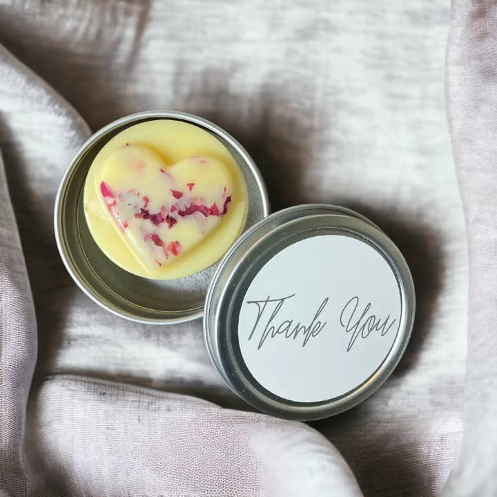 Gift Lotion Bar - Thank You / Heart for wholesale by Wild Jasmine Natural Apothecary