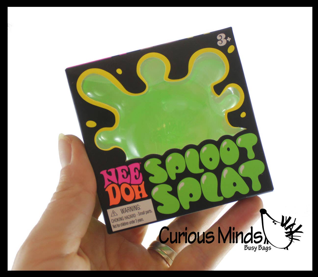 Curious Minds Toys - Wholesale Squishy toy – Kids & Baby - 1 NeeDoh Sploot Splat Sugar Ball - Thick Glue/Gel Stretch Ba2