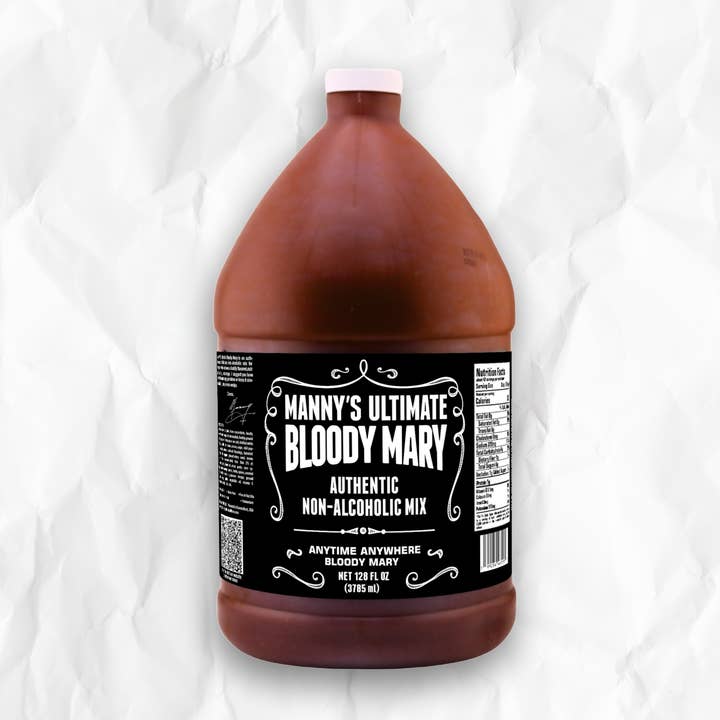 1 GALLON MANNY'S BLOODY MARY AUTHENTIC NON-ALCOHOLIC MIX for wholesale by Manny's Ultimate Mixes