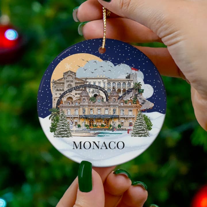 Ornamento natalizio di Monaco per la vendita all'ingrosso da parte di simply blessed shy