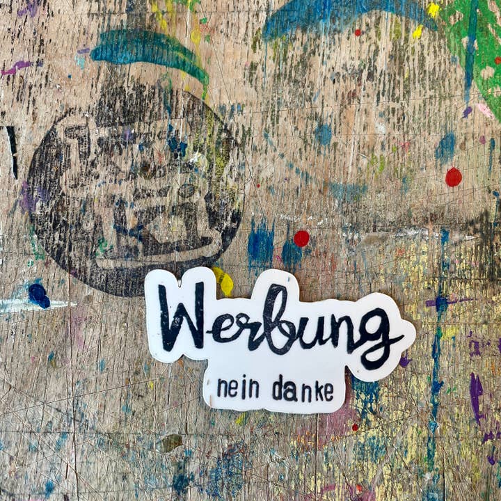 "Werbung nein danke" Sticker 10ner Set für den Großhandel von kuki