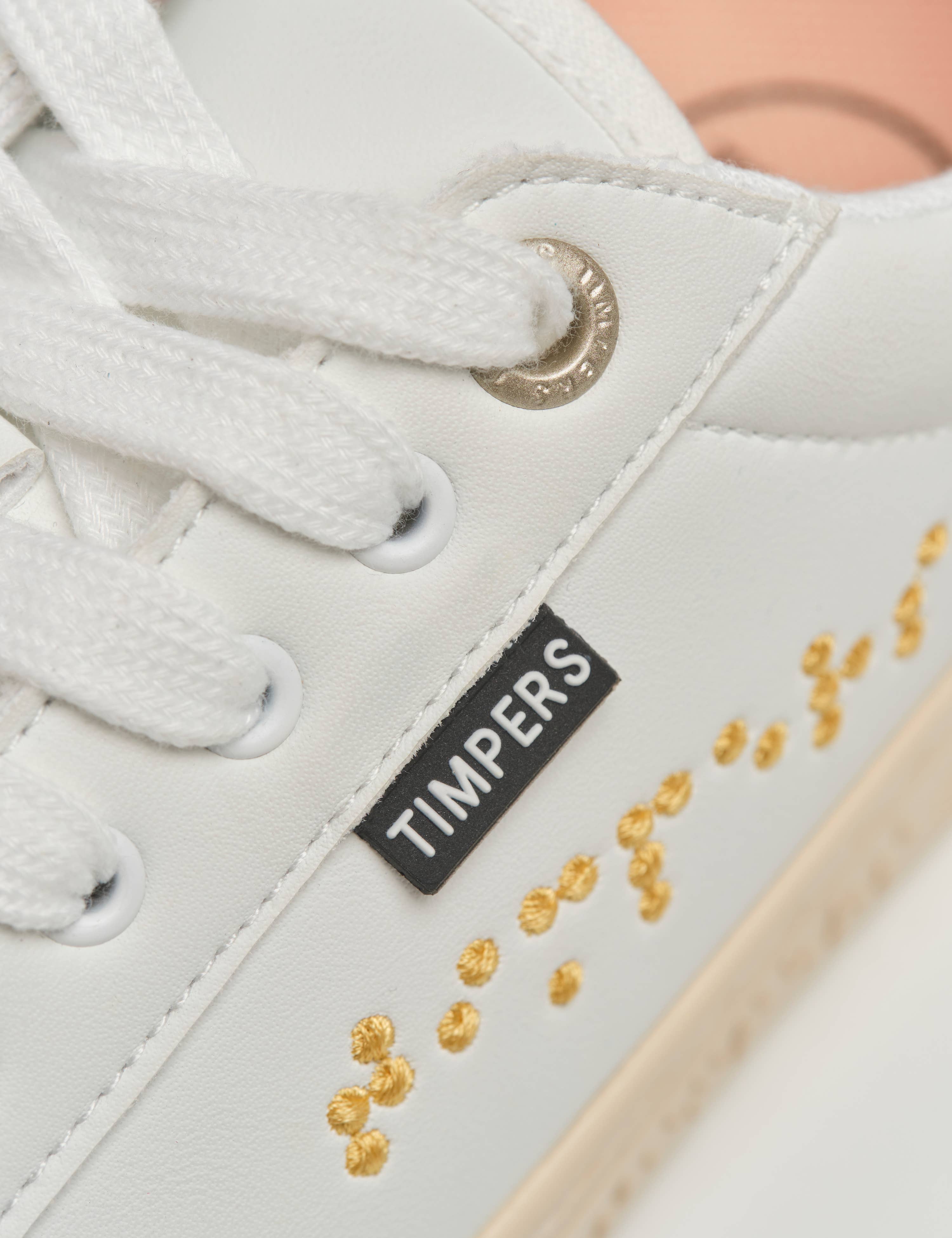 Timpers - Wholesale Lifestyle Sneakers - Unisex - White Vegan Sneakers Design by People with Disabilities3