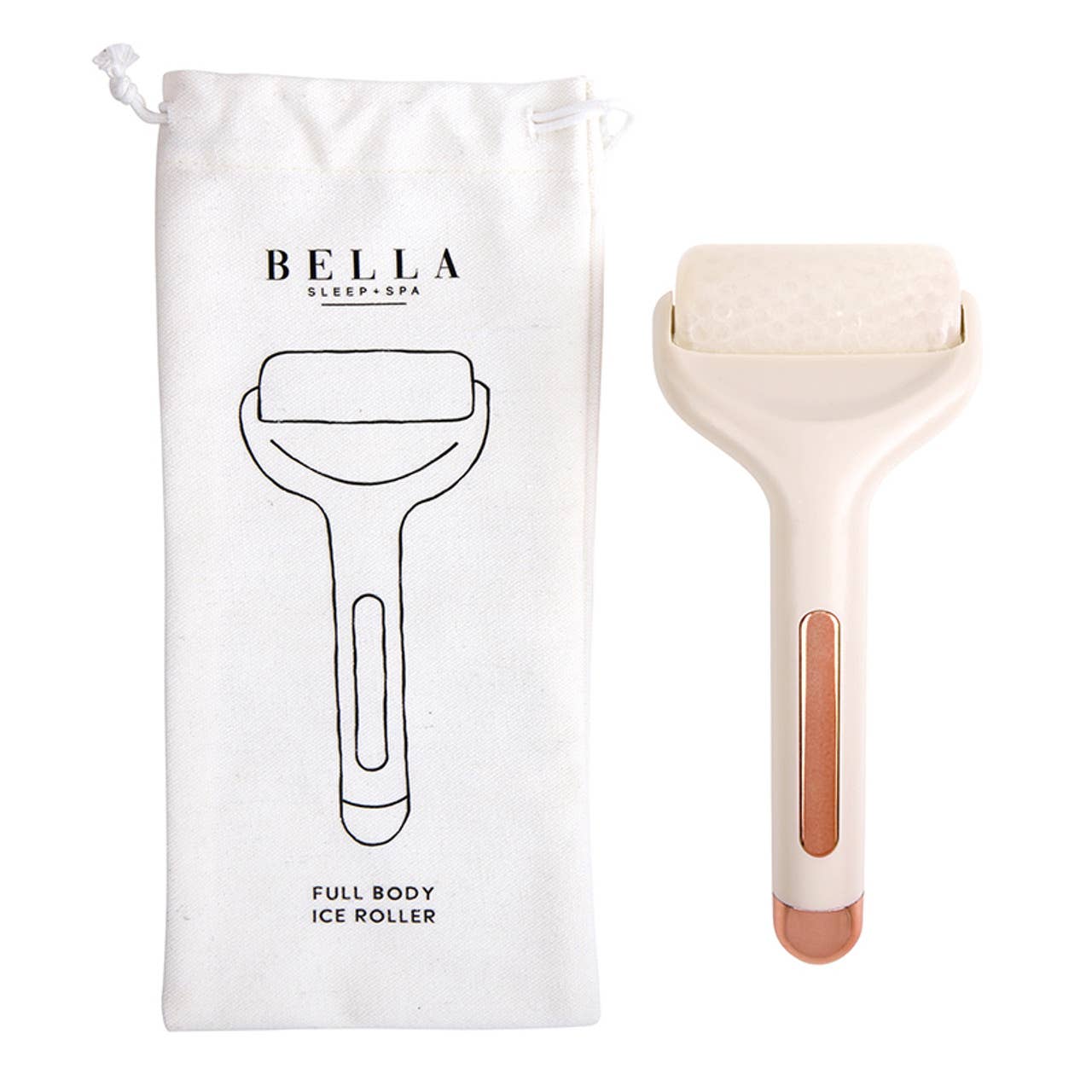 Bella Sleep + Spa - Wholesale Face/Beauty Roller - Large Ice Roller - Pink1