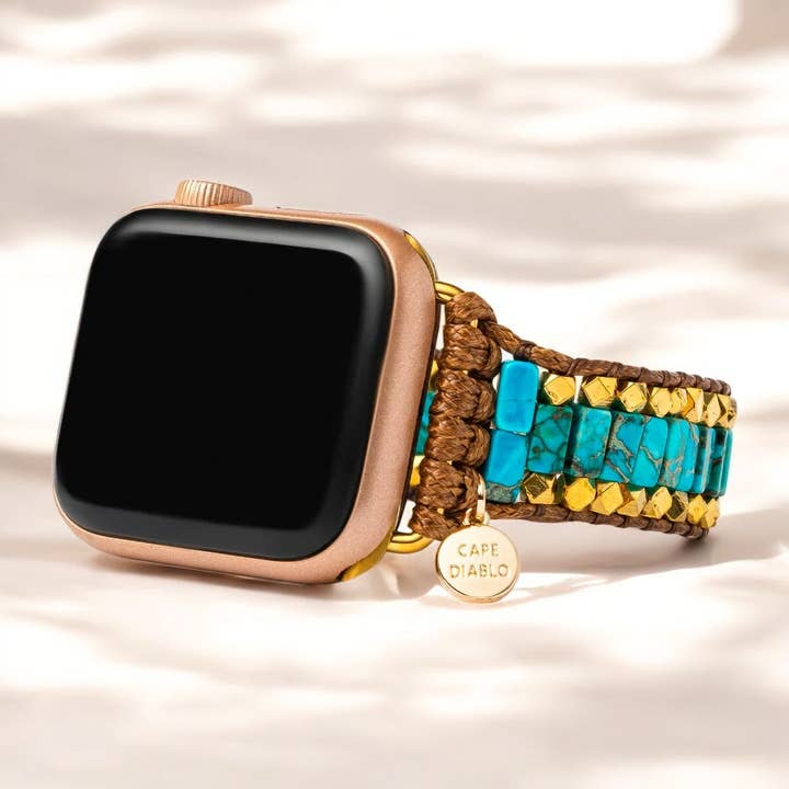 Cape Diablo - Wholesale Watch Band/Strap - Women's - Bold Turquoise Apple Watch Strap