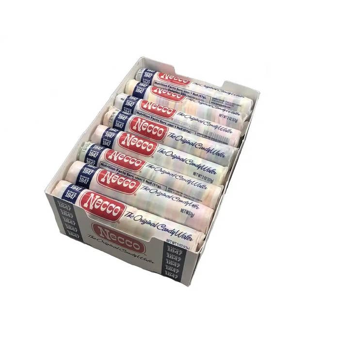 I Got Your Candy - Venta al por mayor Golosinas duras - Rollo Spangler Necco Wafers de sabores variados, 2 onzas, 24 unidades