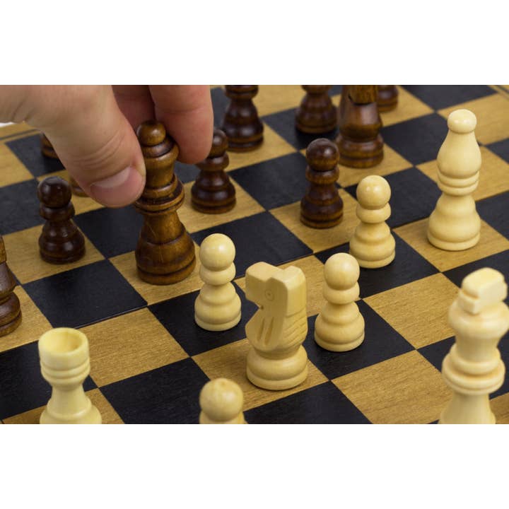 Professor Puzzle USA, Inc. - Wholesale Board Game - Chess, Checkers & Backgammon Games Set of 32