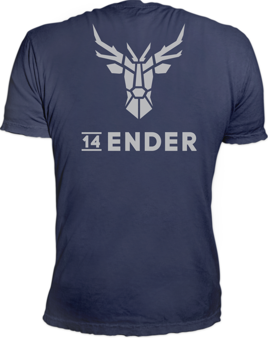 T-shirt 14Ender® logo classic navy for wholesale on Faire1