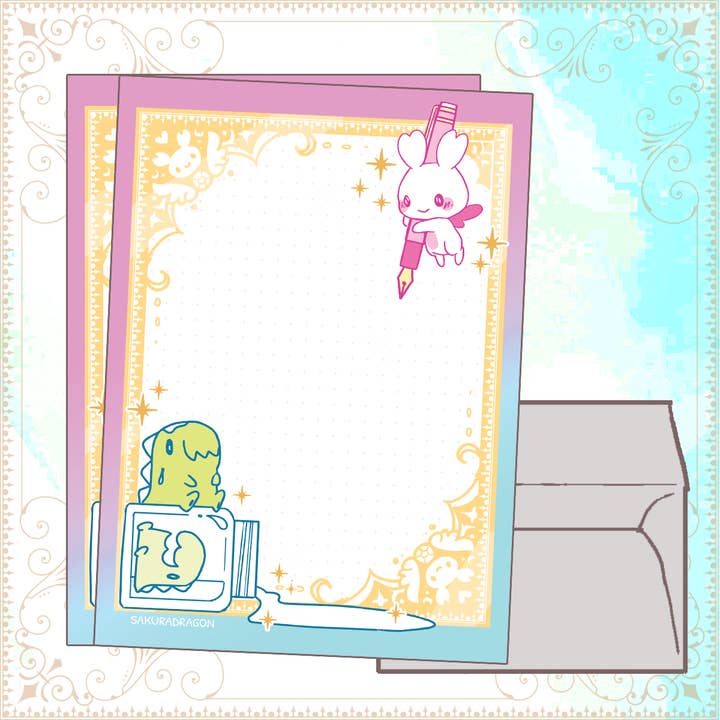 Pen and Ink Letter Set for wholesale by sakuradragon