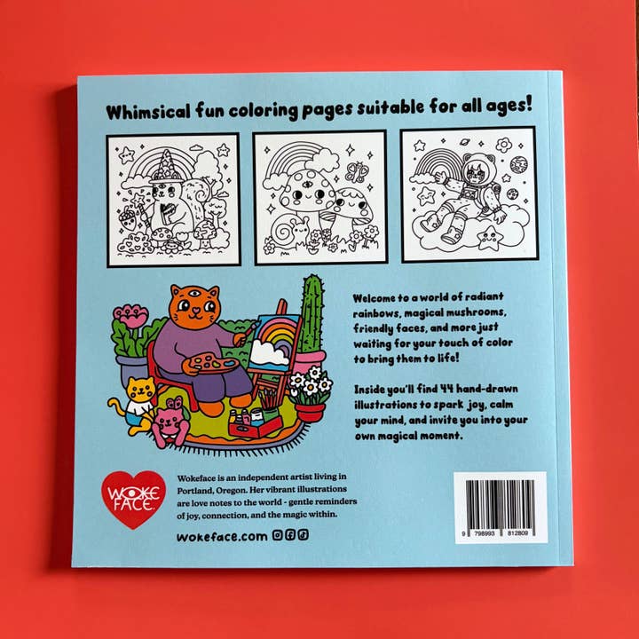 Wokeface - Wholesale Coloring & Activity Book - Kids & Baby - Coloring Book - Magical Moments Whimsical Stress Relief1