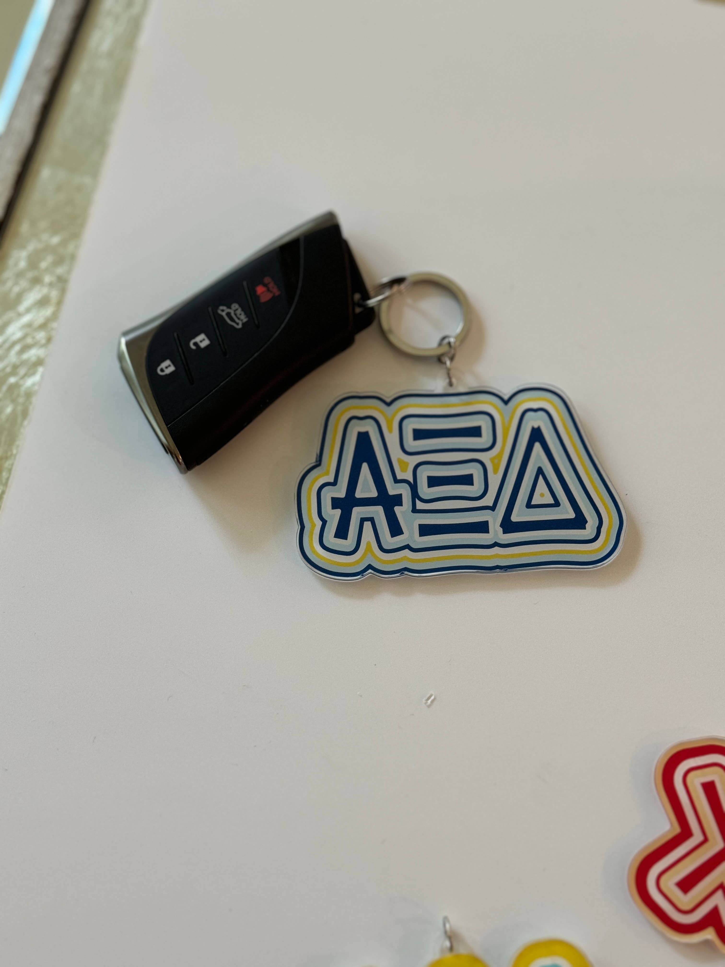 Buttongirl99 - Wholesale Keychain - Women's - Sorority Colorful Acrylic Key Chain4