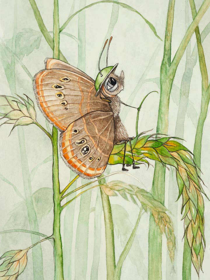 Carte de correspondance St. Francis Satyr 5”x7” pour la vente par Katie Crawford Art