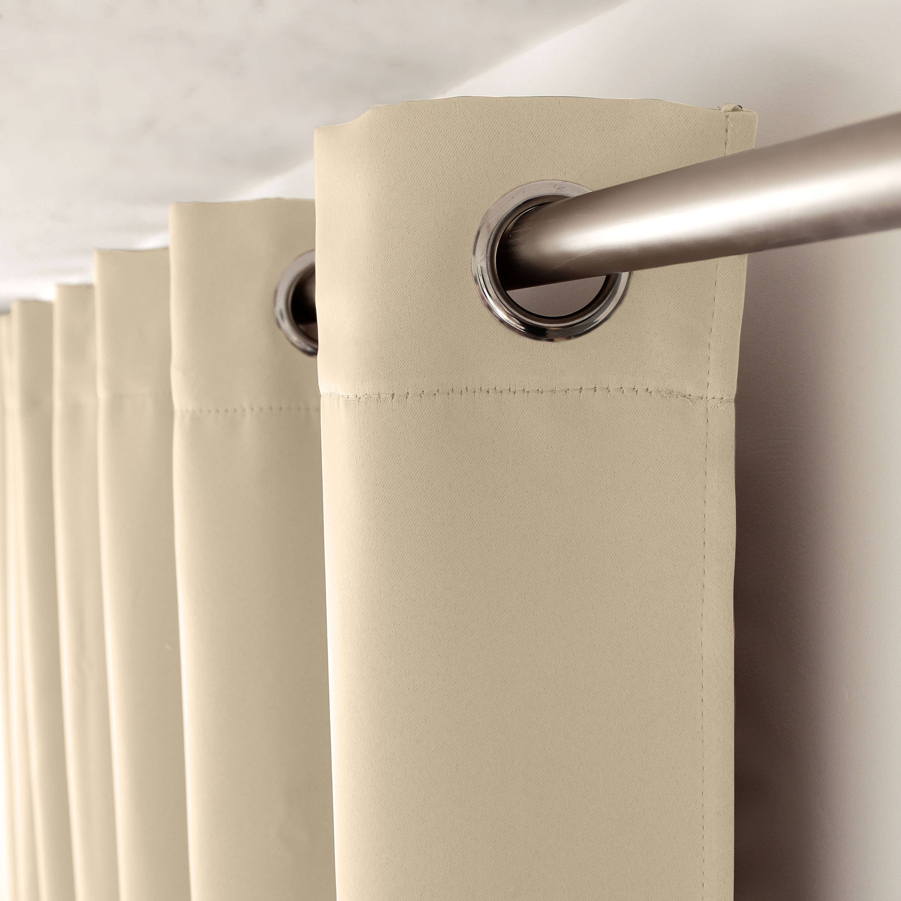 DECOSTARS - CmaDECO - Wholesale Curtain - Blackout Curtain with Grommets, 140x240cm, Liquorice Collection57