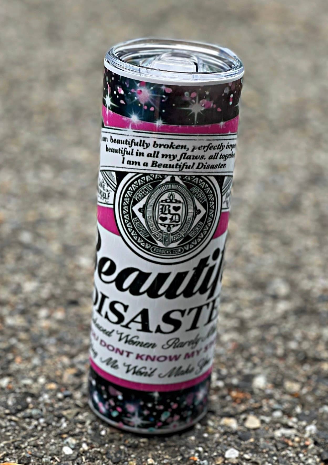 Lasting Impressions CT - Wholesale Insulated Mug/Tumbler - Wholesale | 4 pcs | Beautiful Disaster 20 oz Skinny Tumbler1