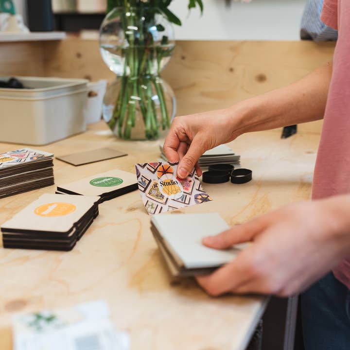 Studio Wald - UK Made - Wholesale DIY Craft Kit - Pocket Flower Press - Teasel5