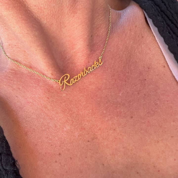 Steele Sloan Designs - Wholesale Pendant/Charm Necklace - Arkansas Razorbacks Necklace Razorback GameDay Perfect Gift4