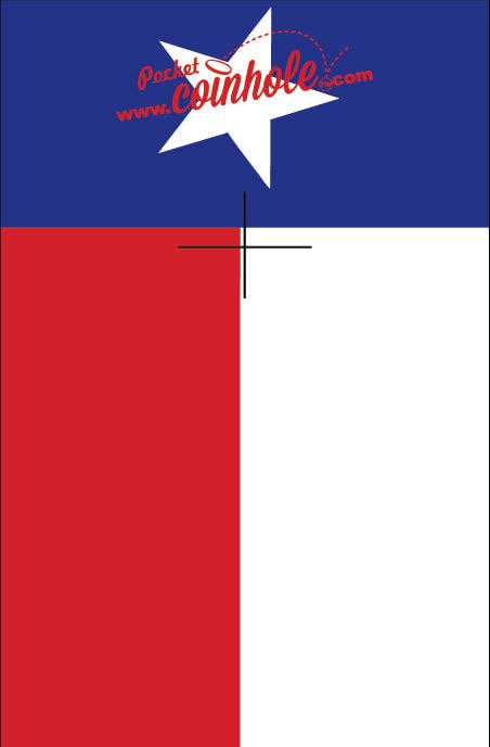Coinhole - Wholesale Board Game - Texas Flag POCKET Coinhole®1
