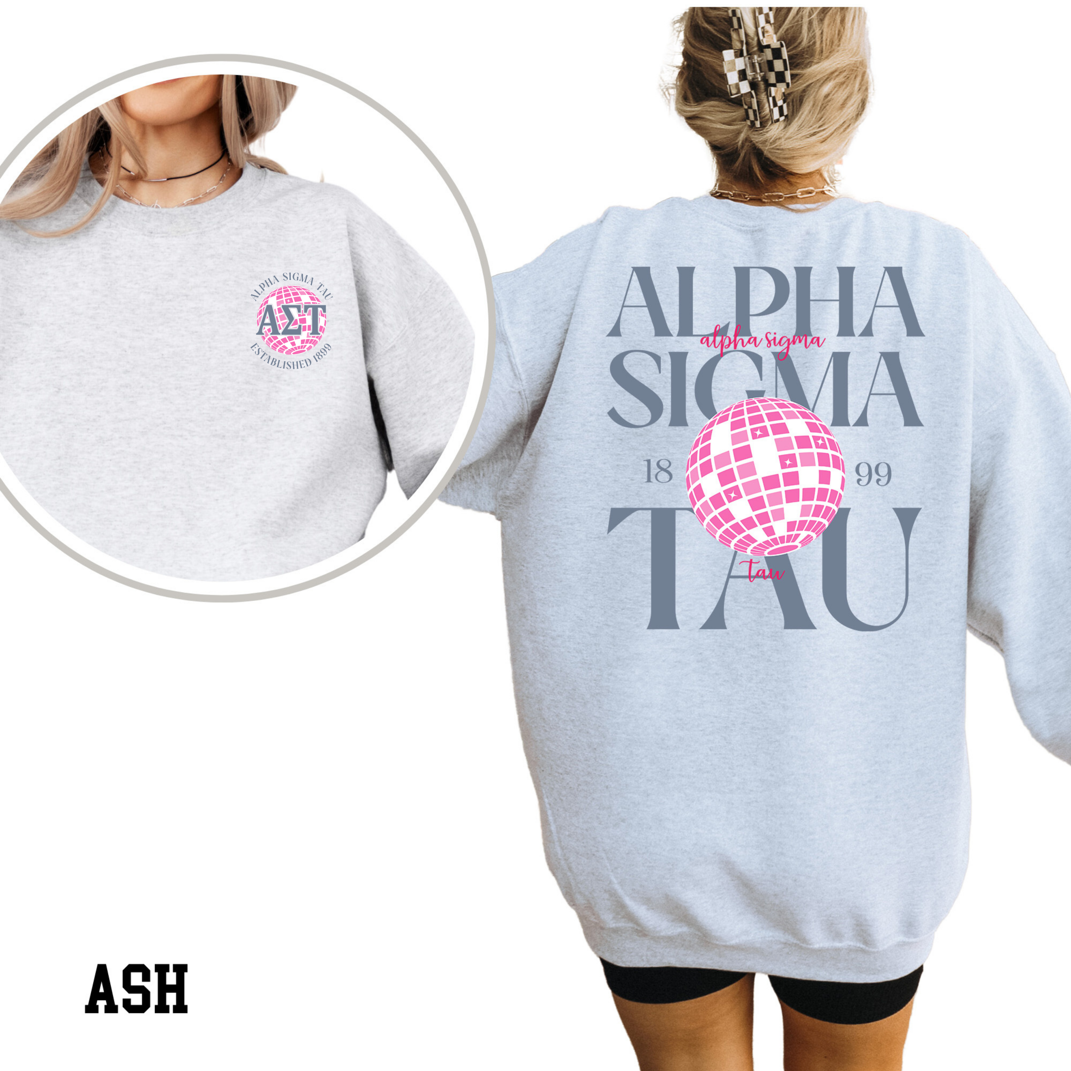 Kite and Crest - Wholesale Graphic Sweatshirt - Women's - Disco Sorority Sweatshirt6