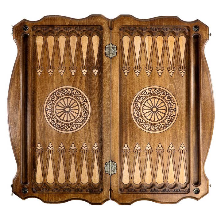 Backgammon el escudo de armas de la República Argentina con contorno protegido por derechos de autor 24" x 24" x 2" para venta al por mayor de Hrachya Ohanyan