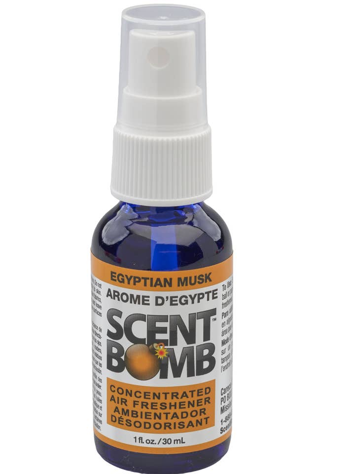 Scent Bomb Air Freshener Egyptian Musk 1oz Spray for wholesale by Scent Bomb