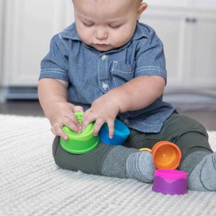 Fat Brain Toy Co. - Wholesale Stacking Rings Game - Baby - Dimpl Stack3