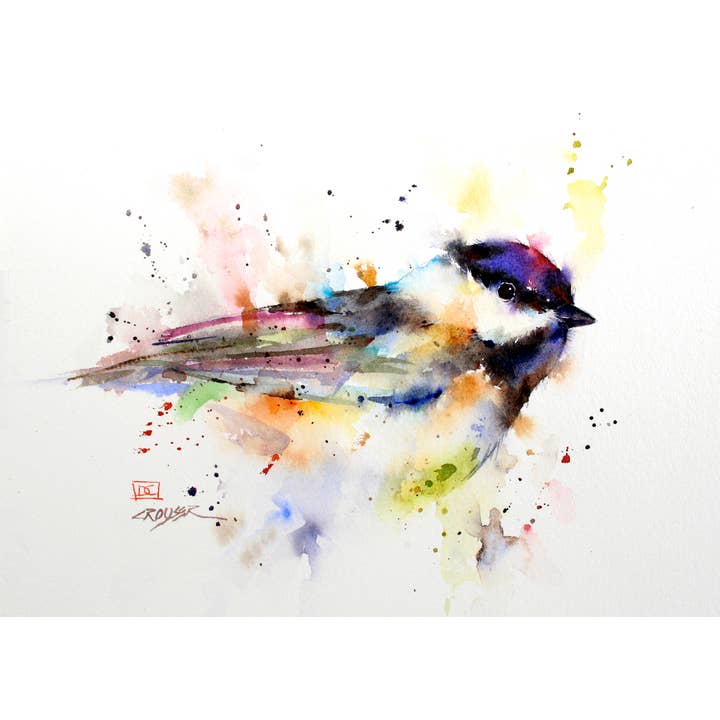 5 x 7" Greeting Card 'BLACK CAP' for wholesale by The Art of Dean Crouser Greeting Cards & Stickers