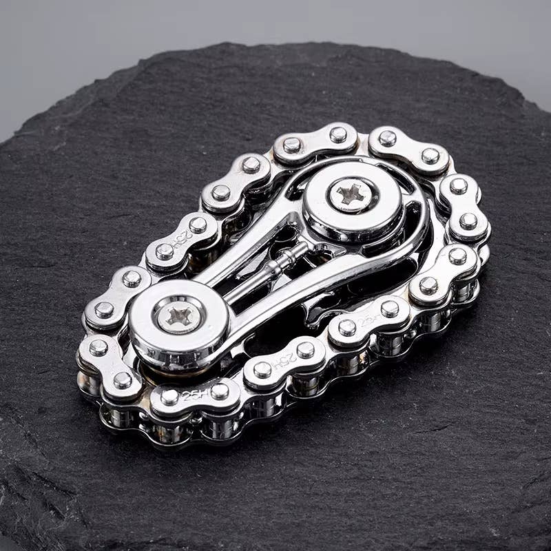 VIGOR - Wholesale Fidget Toy - Kids - Chain Fidget Spinner Metal Toy With Gear Chain Teeth Fly8