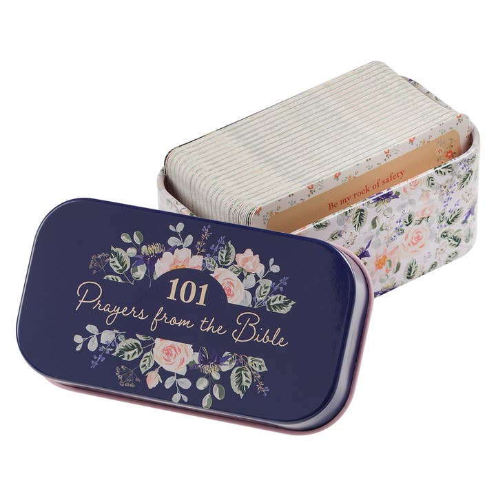 Christian Art Gifts - Wholesale Religious Card - Cards in Tin 101 Prayers from the Bible