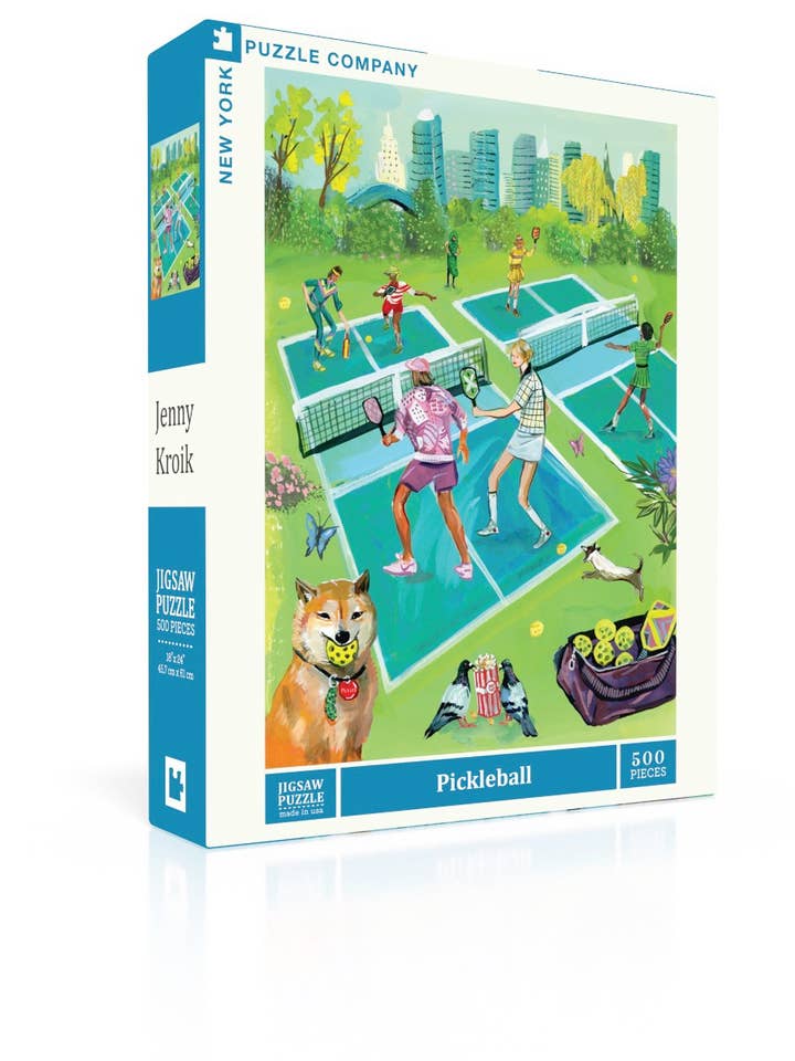 Pickleball - 500 Piece Jigsaw Puzzle for wholesale by New York Puzzle Company