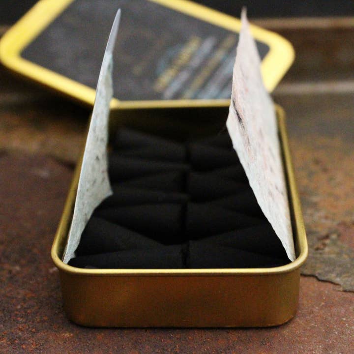 Revelrie Arts - Wholesale Incense - Opal Ghost - Gold Incense Tin