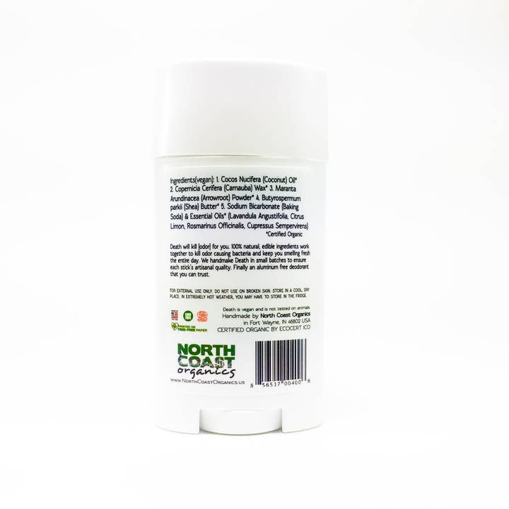 North Coast Organics – wholesale Deodorant - Unisex – Död av lavendel - organisk Deodorant 2.5oz