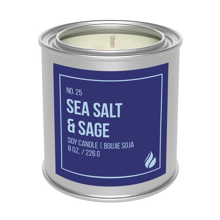 N. 25 - Sale Marino & Salvia per la vendita all'ingrosso da parte di The Candle Company Flare