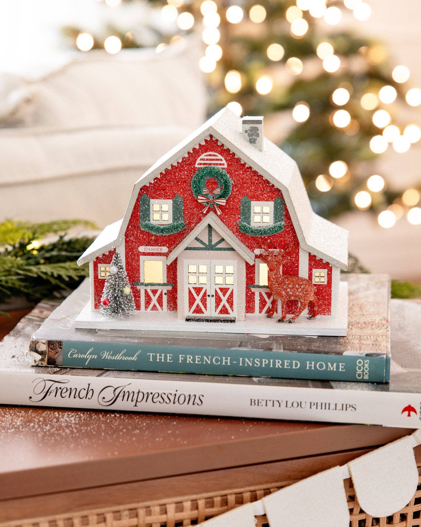 My Mindās Eye - Wholesale Kerstdecoratie - VIL1252 - Rendierenschuur